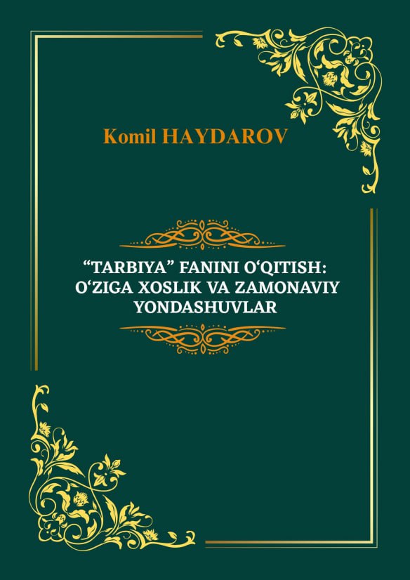 Mazkur uslubiy qo‘llanmada umumiy o‘rta ta’lim islohotlari jarayonida “Tarbiya” fanining o‘rni va ahamiyatini oshirish, uni o‘qitishning eng zamonaviy va samarali shakl va usullarini joriy qilish, ushbu fandan ta’lim beruvchi o‘qituvchilarning kasbiy bilim, ko‘nikma hamda pedagogik kompetensiyalarini rivojlantirish, shuningdek, “Tarbiya” fanini o‘qitishdagi yangicha yondashuvlar haqida ma’lumotlar berilgan. Uslubiy qo‘llanma talabalar, umumiy o‘rta ta’lim maktabining “Tarbiya” fani o‘qituvchilariga mo‘ljallangan.